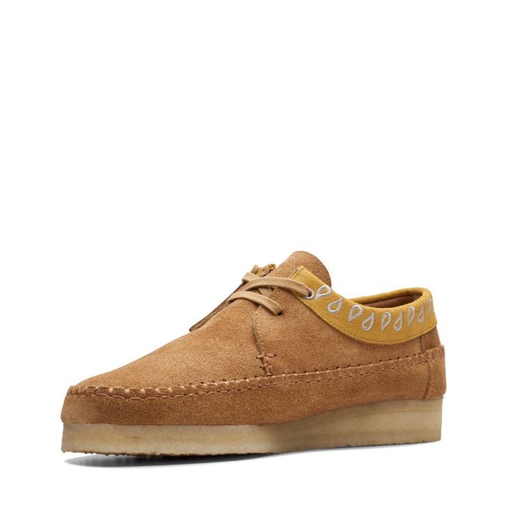 Clarks Mens Weaver Brown Shoes (NWT) - Picture 4 of 6